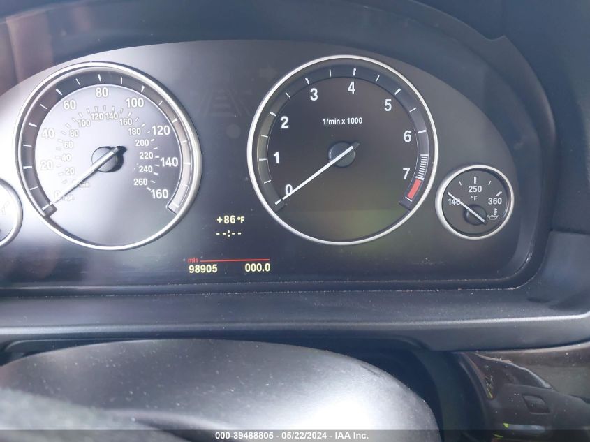 2012 BMW 550I xDrive VIN: WBAFU9C50CC787848 Lot: 39488805