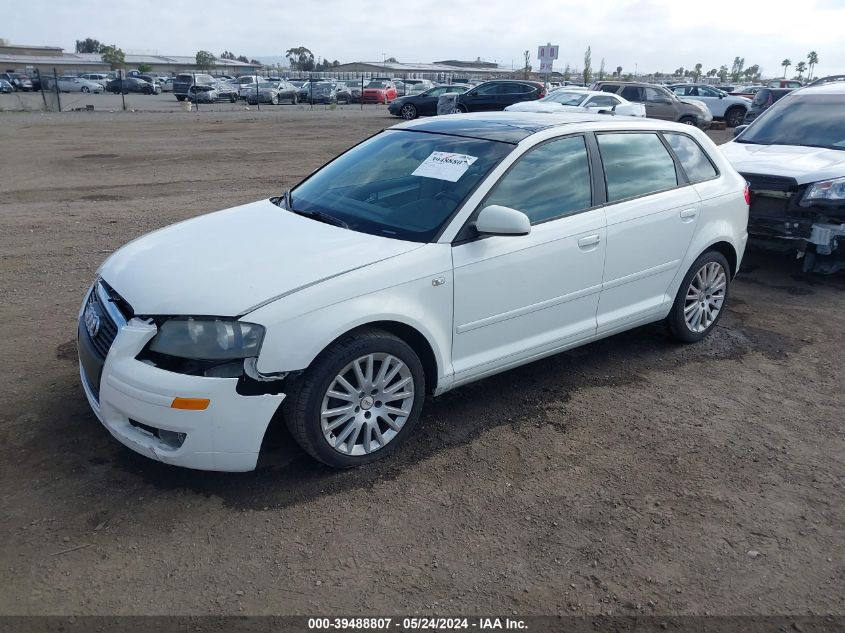 2006 Audi A3 2.0T VIN: WAUNF78P56A065800 Lot: 39488807