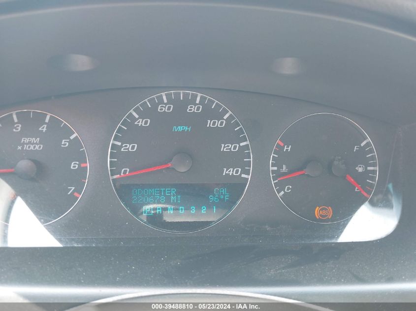 2007 Chevrolet Impala Ltz VIN: 2G1WU58R279224832 Lot: 39488810