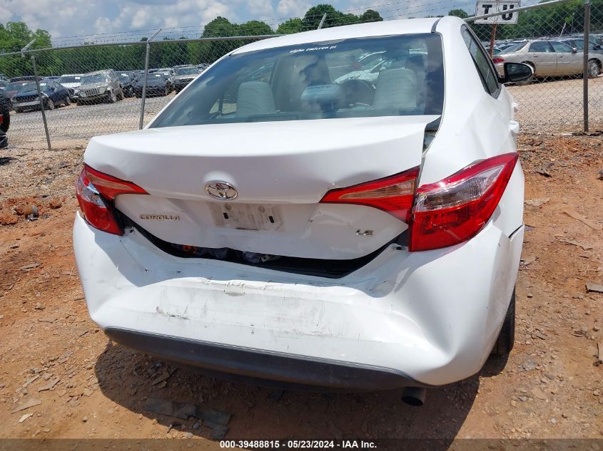 2017 Toyota Corolla Le VIN: 5YFBURHE9HP613723 Lot: 39488815