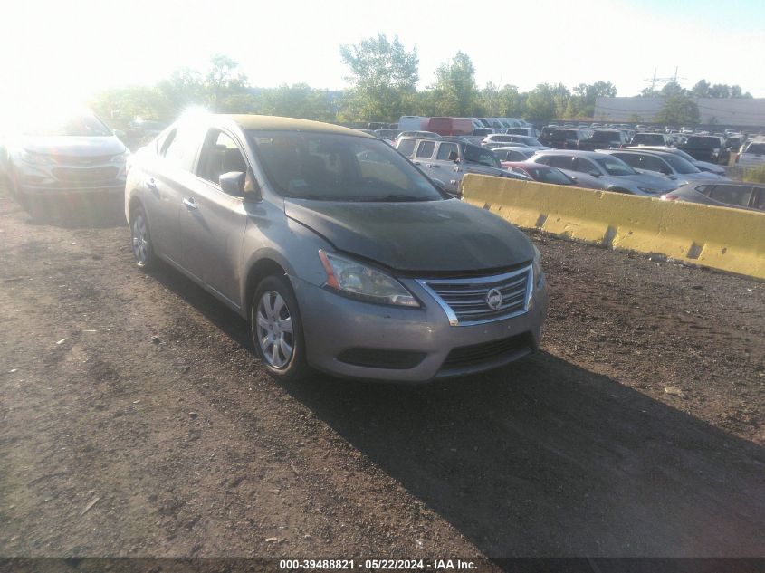 2014 Nissan Sentra Fe+ S/Fe+ Sv/S/Sl/Sr/Sv VIN: 3N1AB7AP0EY263849 Lot: 39488821