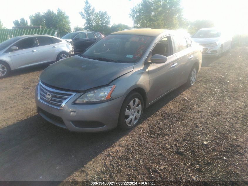 2014 Nissan Sentra Fe+ S/Fe+ Sv/S/Sl/Sr/Sv VIN: 3N1AB7AP0EY263849 Lot: 39488821