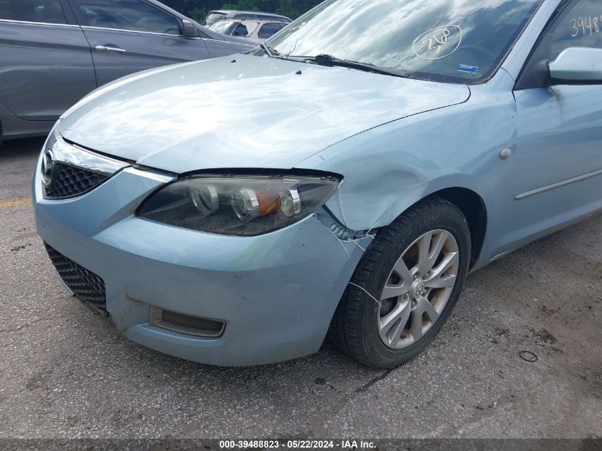 2008 Mazda Mazda3 I VIN: JM1BK32F381847381 Lot: 39488823