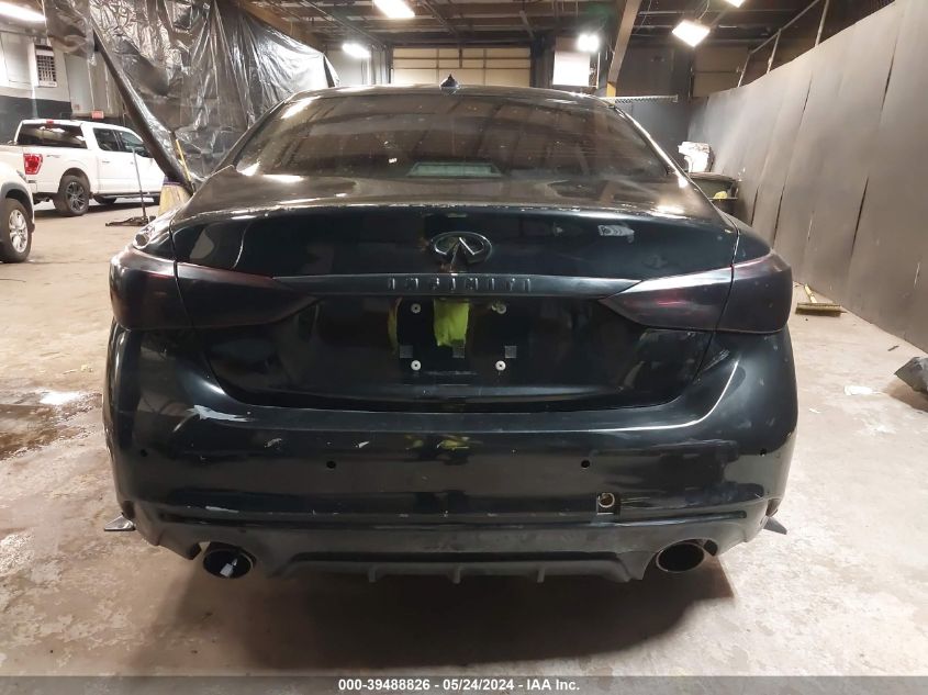2019 Infiniti Q50 3.0T Luxe VIN: JN1EV7AR0KM551850 Lot: 39488826