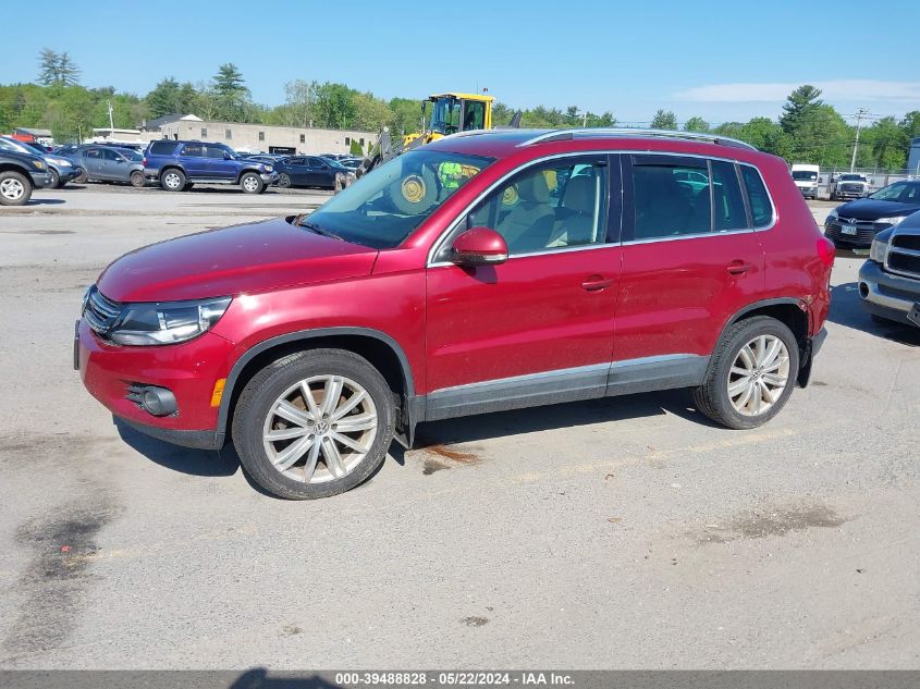 2012 Volkswagen Tiguan Se VIN: WVGBV7AX3CW087761 Lot: 39488828