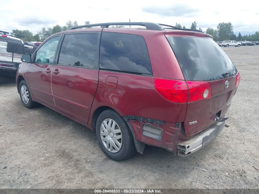 2009 Toyota Sienna Ce/Le VIN: 5TDZK23C39S239071 Lot: 39488831