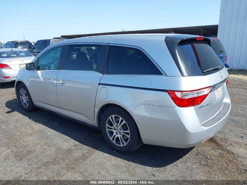 2011 Honda Odyssey Ex-L VIN: 5FNRL5H67BB068398 Lot: 39488832