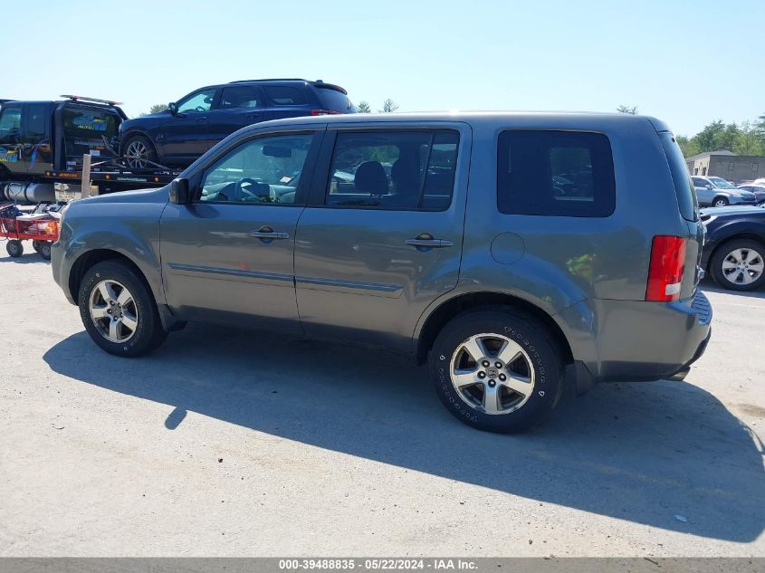 2011 Honda Pilot Ex-L VIN: 5FNYF4H58BB020610 Lot: 39488835