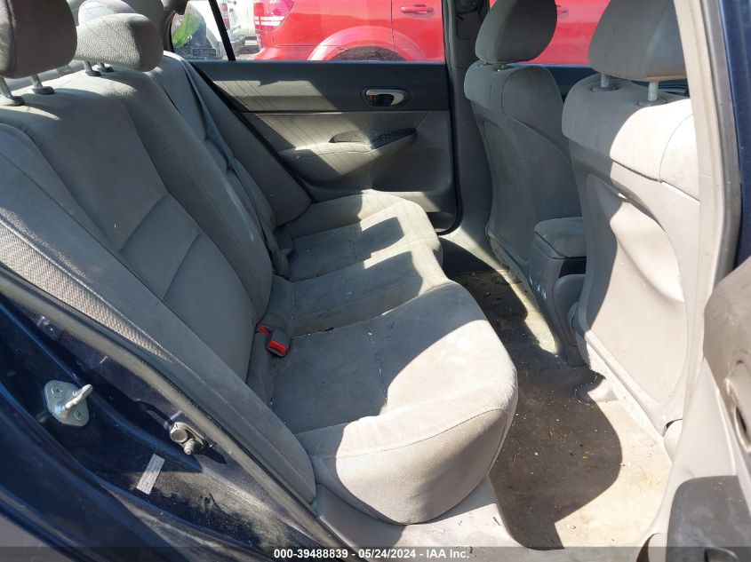 2008 Honda Civic Lx VIN: 2HGFA16508H520773 Lot: 39488839