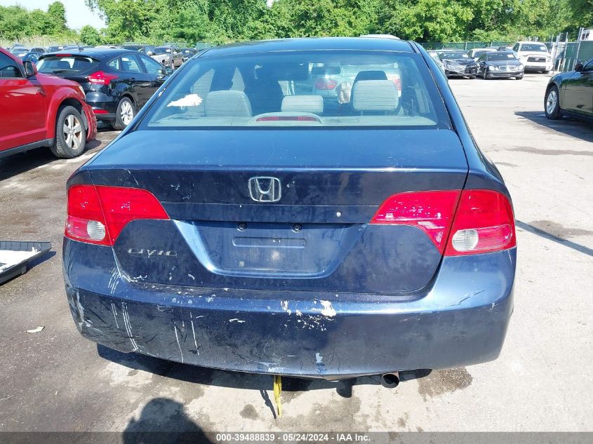 2008 Honda Civic Lx VIN: 2HGFA16508H520773 Lot: 39488839