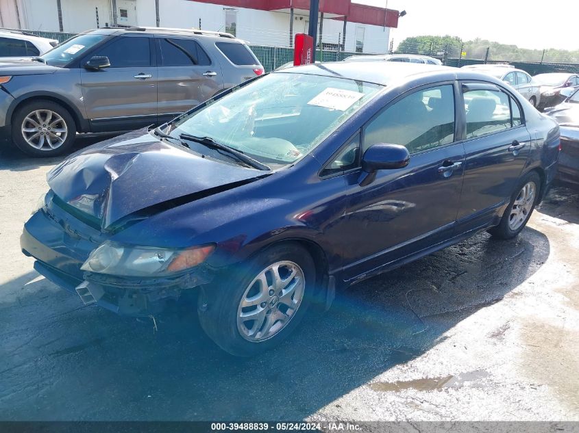 2008 Honda Civic Lx VIN: 2HGFA16508H520773 Lot: 39488839