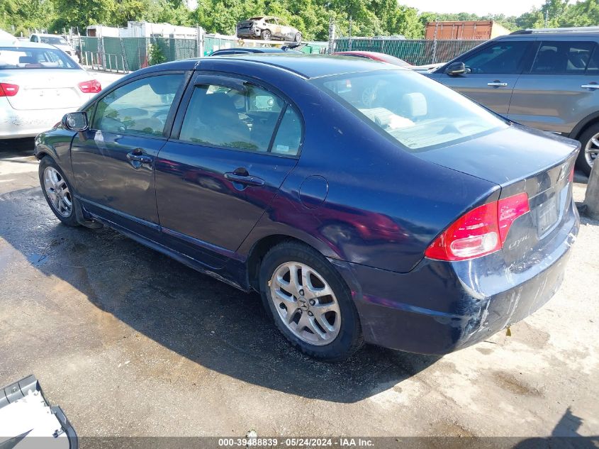 2008 Honda Civic Lx VIN: 2HGFA16508H520773 Lot: 39488839