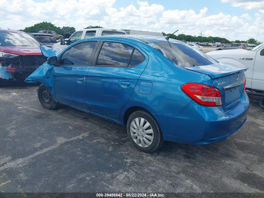 2017 Mitsubishi Mirage G4 Es VIN: ML32F3FJ4HHF11402 Lot: 39488842