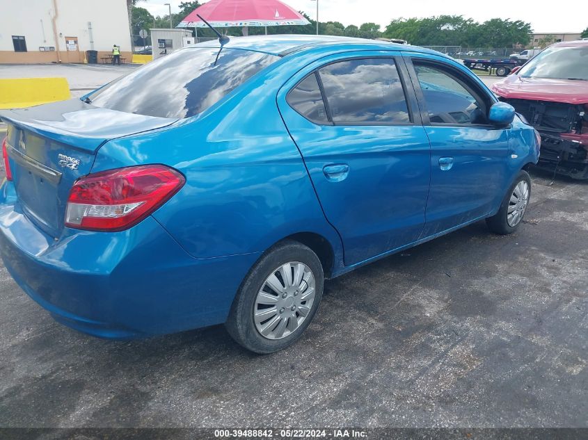 2017 Mitsubishi Mirage G4 Es VIN: ML32F3FJ4HHF11402 Lot: 39488842