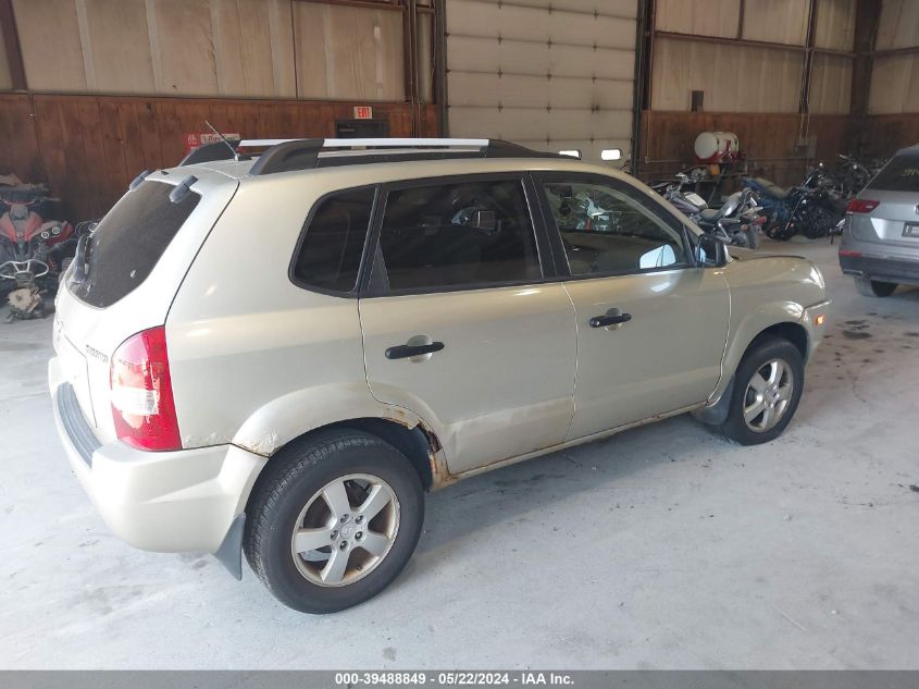 2007 Hyundai Tucson Gls VIN: KM8JM12B17U560895 Lot: 39488849