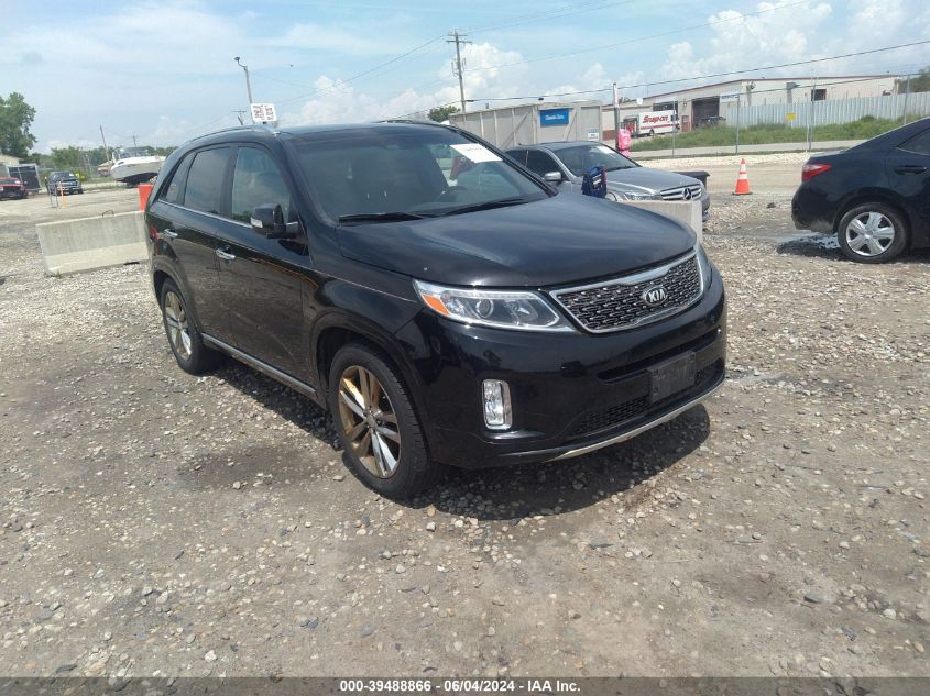 2014 Kia Sorento Limited V6 VIN: 5XYKW4A75EG483142 Lot: 39488866