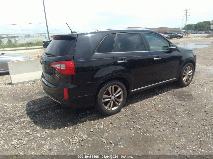 2014 Kia Sorento Limited V6 VIN: 5XYKW4A75EG483142 Lot: 39488866