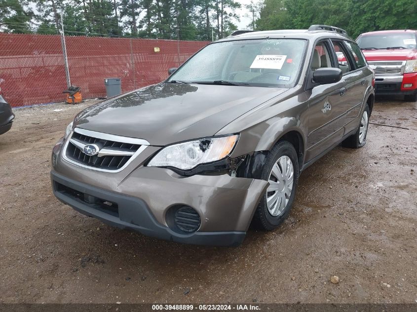 2009 Subaru Outback 2.5I VIN: 4S4BP60C097342033 Lot: 39488899