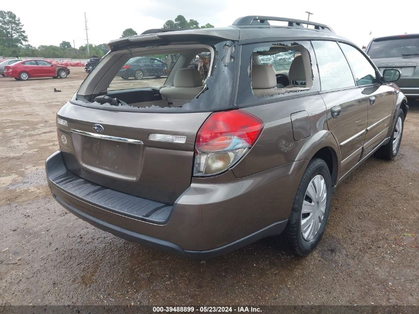 2009 Subaru Outback 2.5I VIN: 4S4BP60C097342033 Lot: 39488899