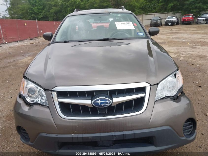 2009 Subaru Outback 2.5I VIN: 4S4BP60C097342033 Lot: 39488899