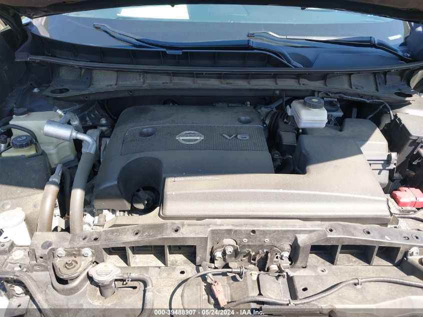 2019 Nissan Murano Sl VIN: 5N1AZ2MS8KN154264 Lot: 39488907