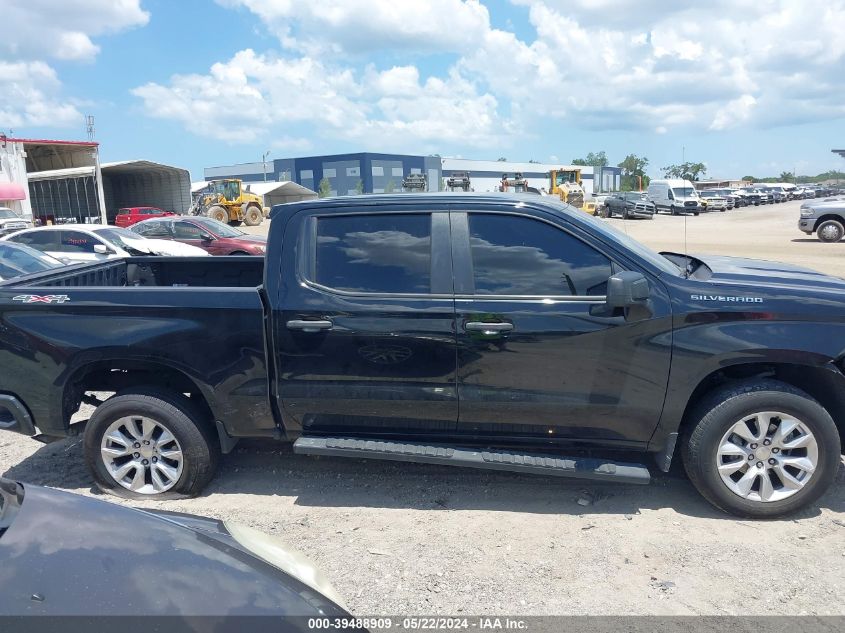 2021 Chevrolet Silverado 1500 4Wd Short Bed Custom VIN: 1GCPYBEK1MZ354270 Lot: 39488909