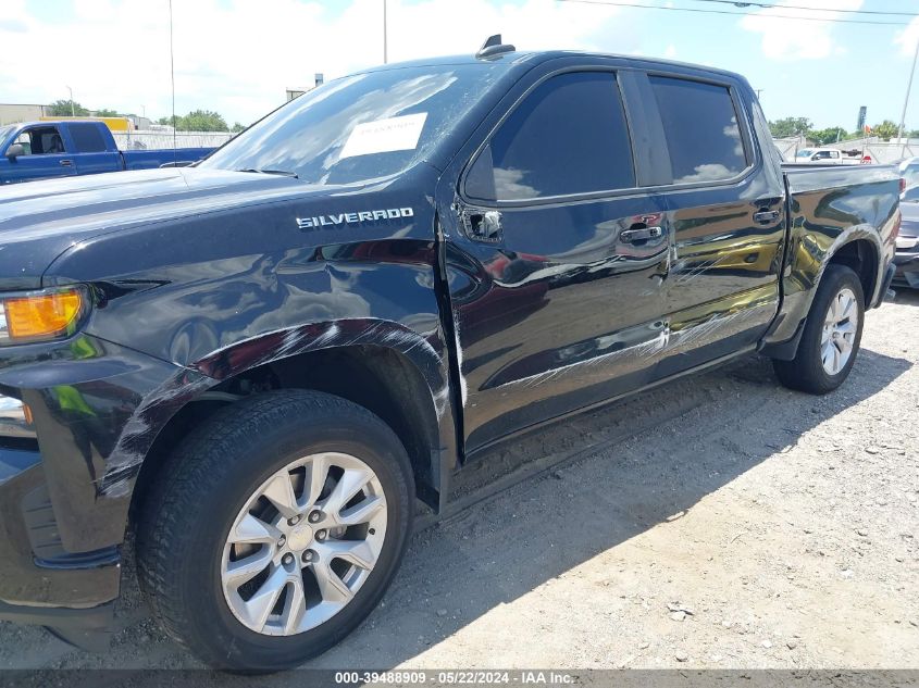 2021 Chevrolet Silverado 1500 4Wd Short Bed Custom VIN: 1GCPYBEK1MZ354270 Lot: 39488909