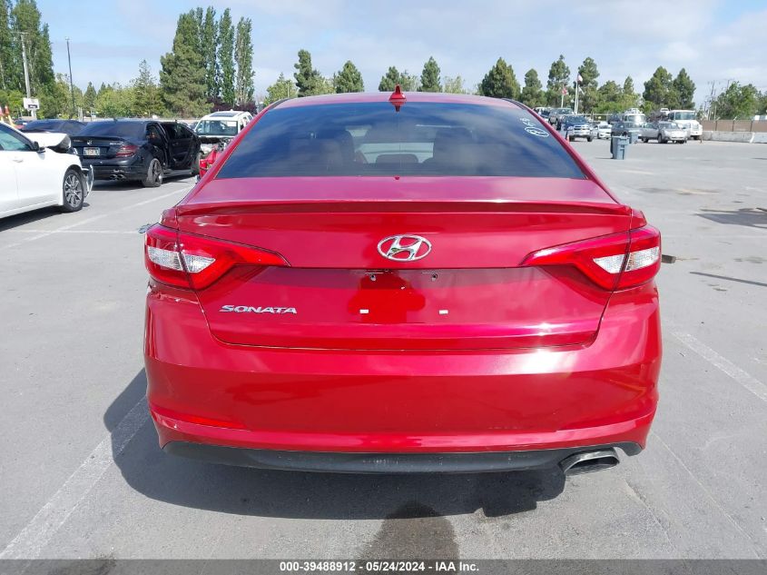 2017 Hyundai Sonata Se VIN: 5NPE24AF9HH582754 Lot: 39488912