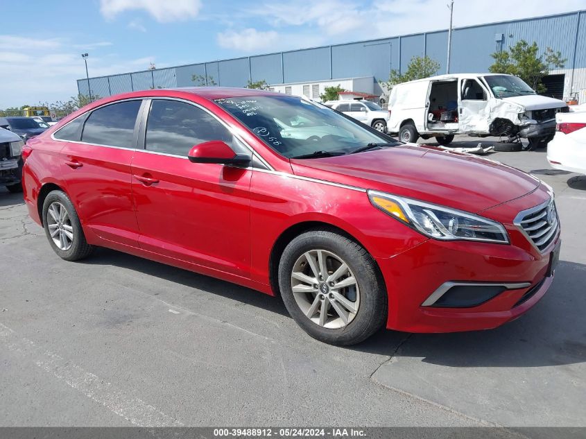 2017 Hyundai Sonata Se VIN: 5NPE24AF9HH582754 Lot: 39488912