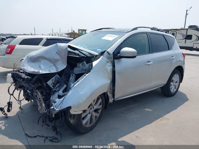 2013 Nissan Murano S/Sl/Le VIN: JN8AZ1MW7DW319773 Lot: 39488940