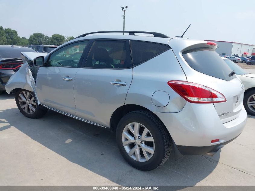 2013 Nissan Murano S/Sl/Le VIN: JN8AZ1MW7DW319773 Lot: 39488940