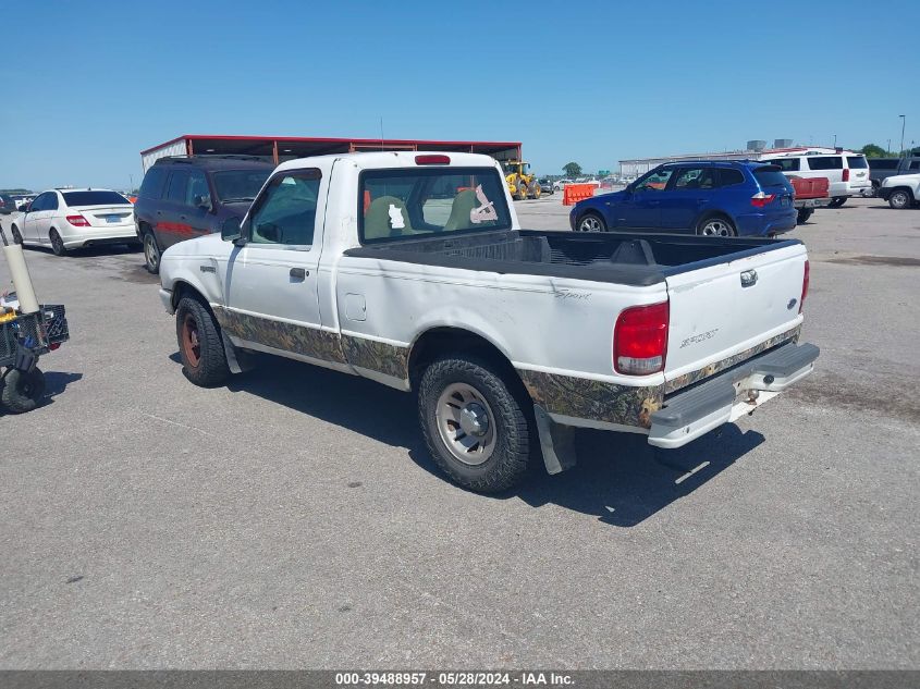 2000 Ford Ranger Xl/Xlt VIN: 1FTYR10C3YTB05943 Lot: 39488957