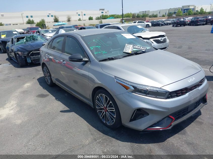 2022 Kia Forte Gt VIN: 3KPF44AC8NE457183 Lot: 39489001