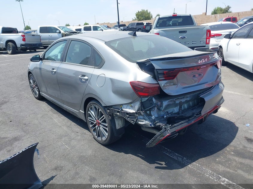 VIN 3KPF44AC8NE457183 2022 KIA FORTE GT