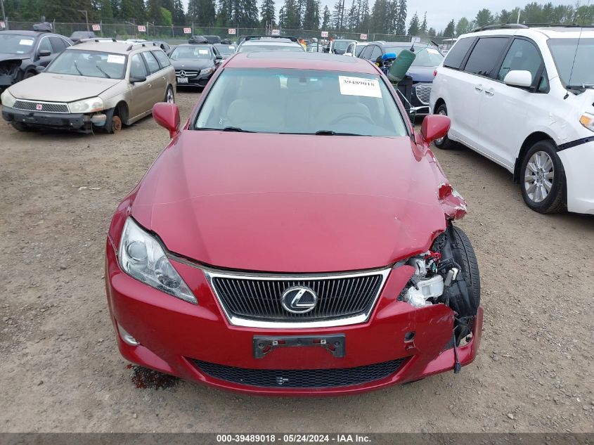 2007 Lexus Is 250 250 VIN: JTHCK262X72019731 Lot: 39489018