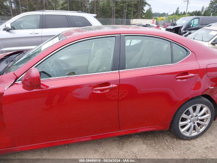 2007 Lexus Is 250 250 VIN: JTHCK262X72019731 Lot: 39489018