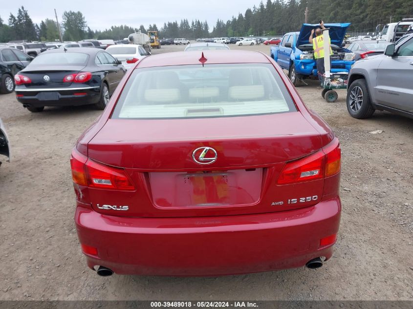 2007 Lexus Is 250 250 VIN: JTHCK262X72019731 Lot: 39489018