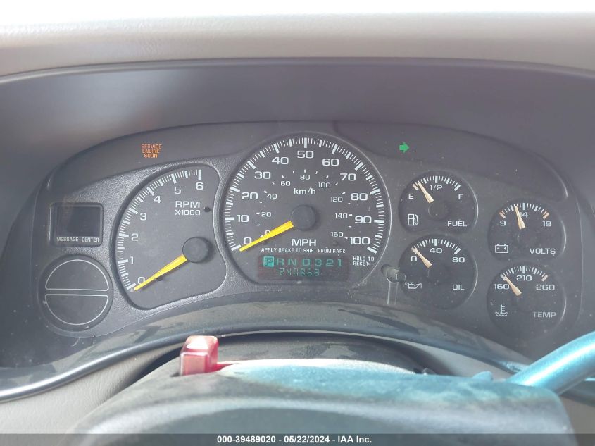 2000 GMC Sierra 1500 Sle VIN: 2GTEC19V9Y1293382 Lot: 39489020