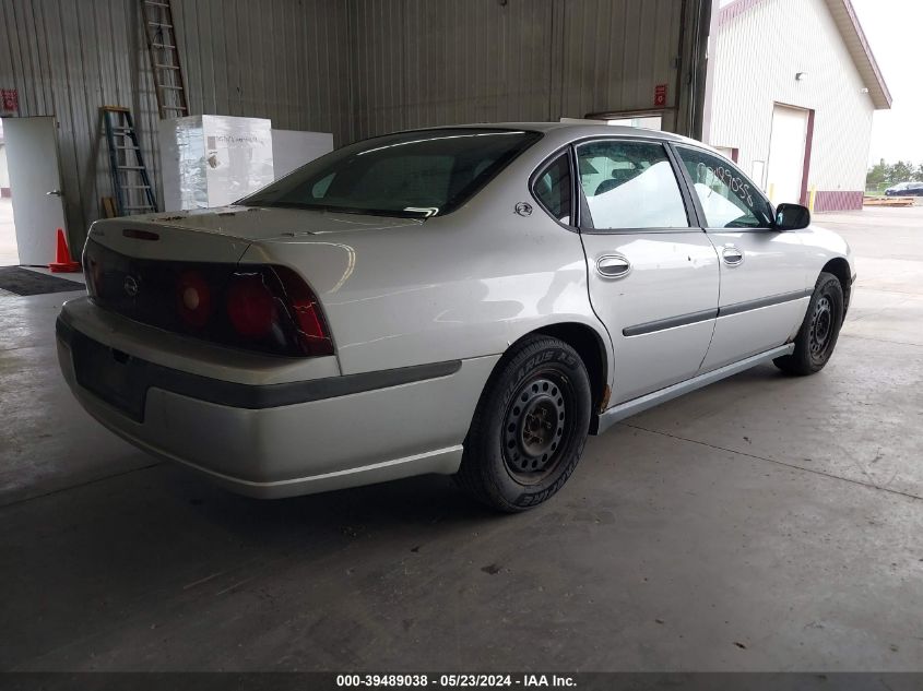 2004 Chevrolet Impala VIN: 2G1WF52E549144825 Lot: 39489038