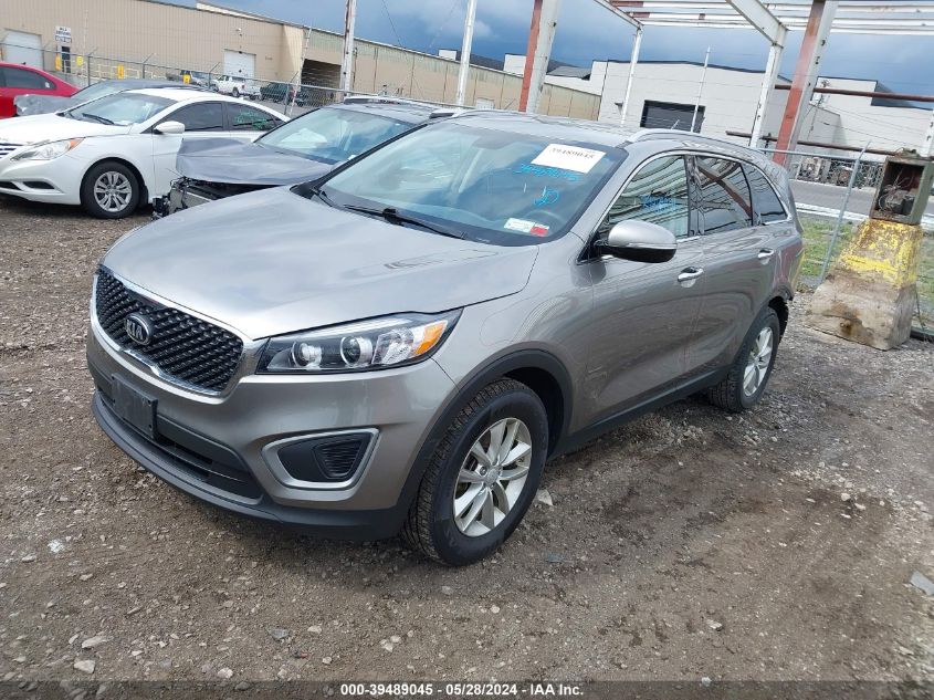 2016 Kia Sorento 2.4L Lx VIN: 5XYPG4A36GG184228 Lot: 39489045