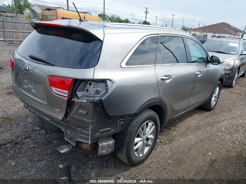 2016 KIA SORENTO 2.4L LX - 5XYPG4A36GG184228