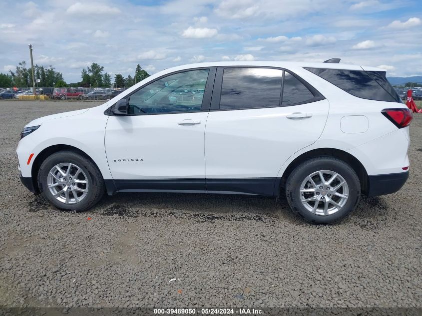 2022 Chevrolet Equinox Fwd Ls VIN: 3GNAXHEV8NS161318 Lot: 39489050