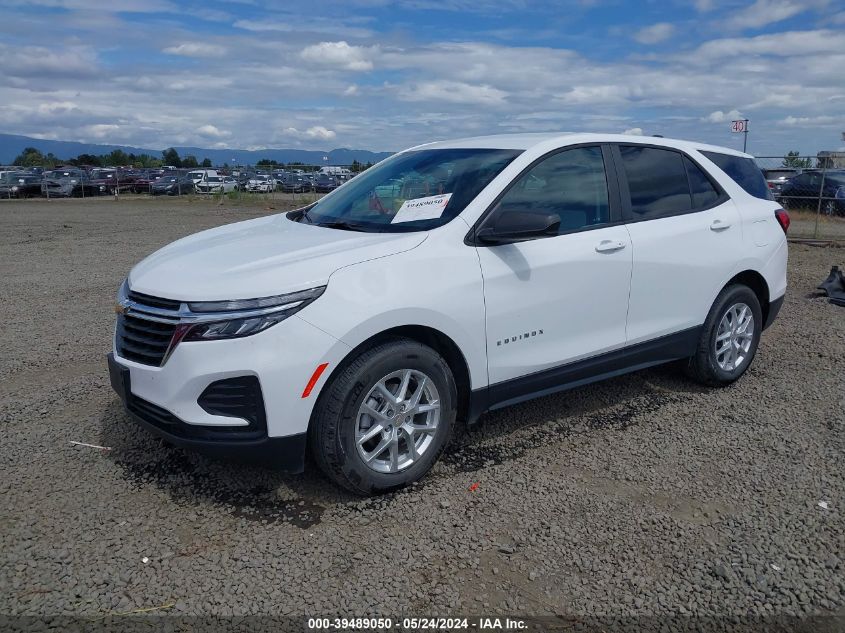 2022 Chevrolet Equinox Fwd Ls VIN: 3GNAXHEV8NS161318 Lot: 39489050