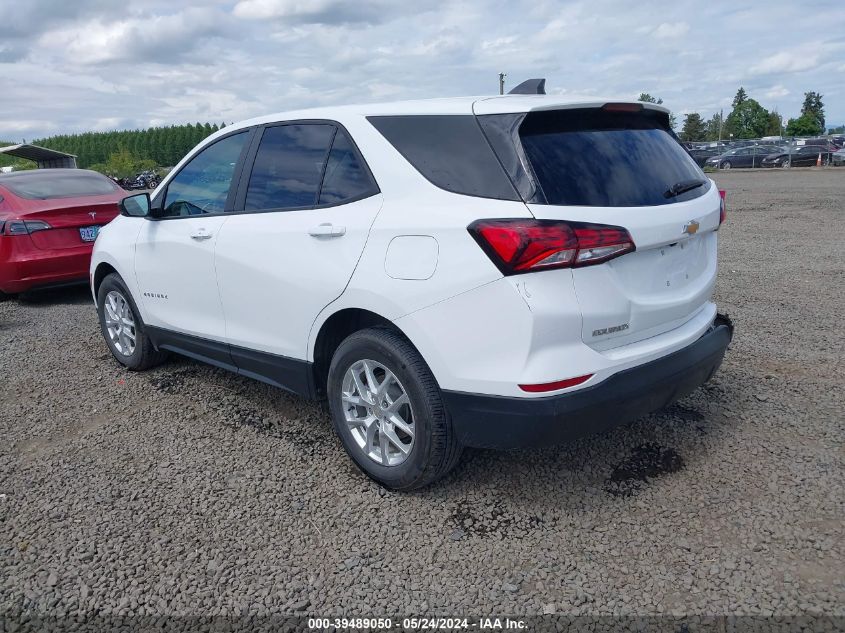 2022 Chevrolet Equinox Fwd Ls VIN: 3GNAXHEV8NS161318 Lot: 39489050