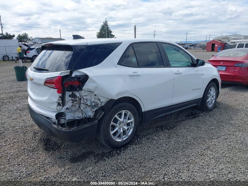 2022 Chevrolet Equinox Fwd Ls VIN: 3GNAXHEV8NS161318 Lot: 39489050