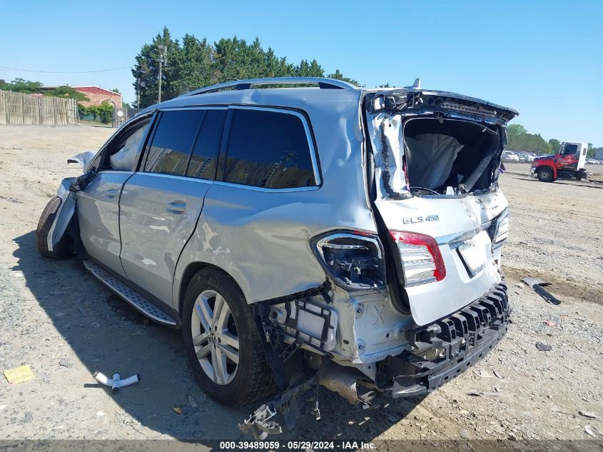 2018 Mercedes-Benz Gls 450 4Matic VIN: 4JGDF6EE3JB144456 Lot: 39489059