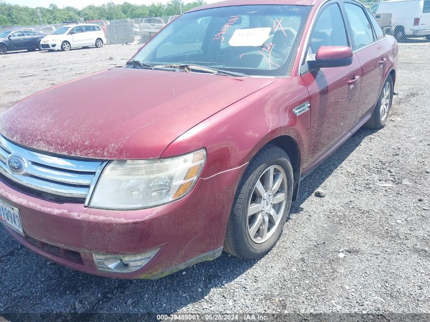 2008 Ford Taurus Sel VIN: 1FAHP24W58G141955 Lot: 39489061