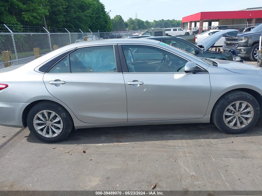 2016 Toyota Camry Le VIN: 4T4BF1FK0GR552138 Lot: 39489070