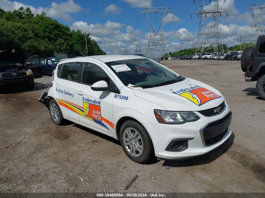 2020 Chevrolet Sonic Fwd 1Fl 5-Door VIN: 1G1JG6SB6L4103009 Lot: 39489084