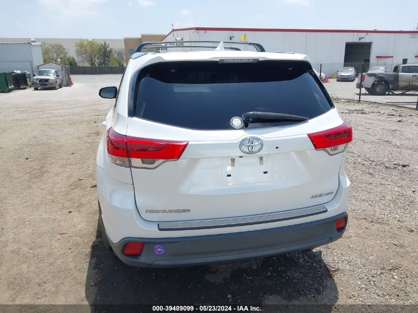 2017 Toyota Highlander Xle VIN: 5TDJZRFH7HS467324 Lot: 39489099